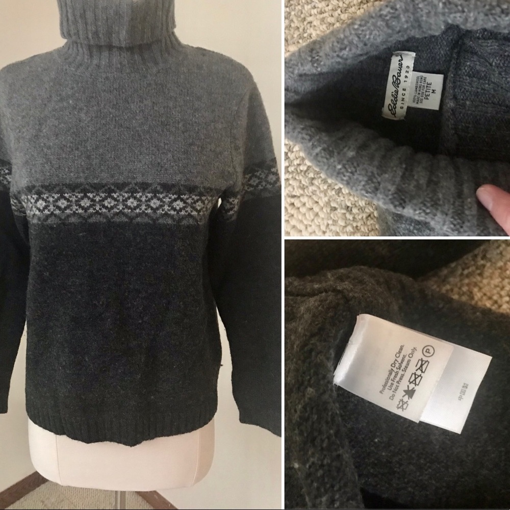 Wool blend, high turtle neck sweater